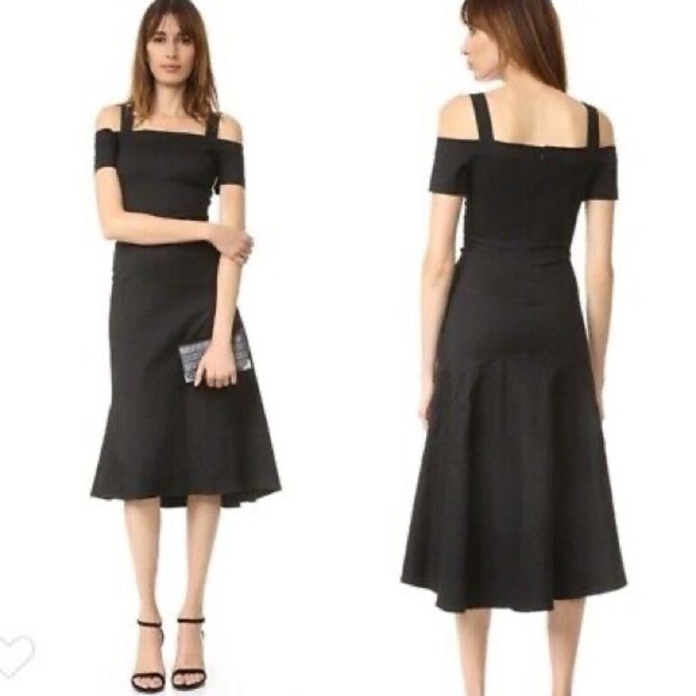 ALC Daniel cold shoulder midi dress‎ • size 4